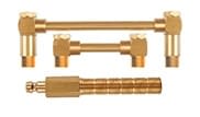 Brass Industrial  Adaptors Threaded