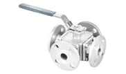 Stainless 4-way Ball valves